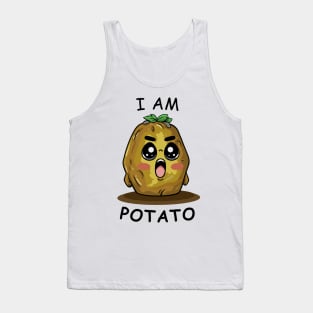 Funny Potato, I am Potato Tank Top